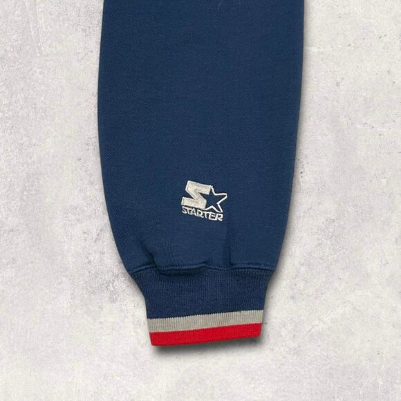 ★ Starter x NFL (Vintage) 90’s New England Patriots Crewneck Sweatshirt ★ - Picture 4 of 7